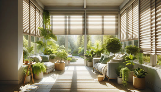 Roman Shades: The Perfect Solution for a Sunroom