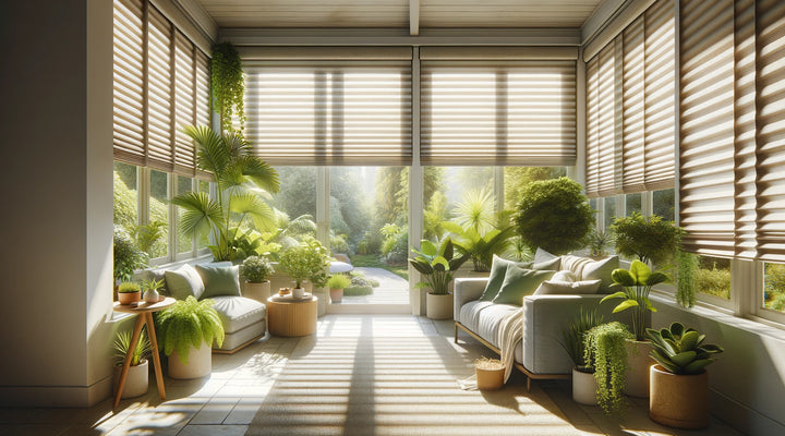 Roman Shades: The Perfect Solution for a Sunroom