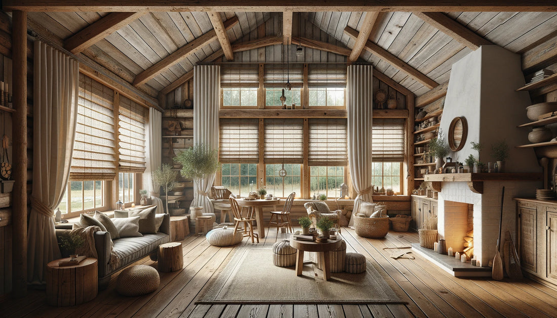 Roman Shades for the Country House: Choosing Durable Materials, Tips, and Recommendations