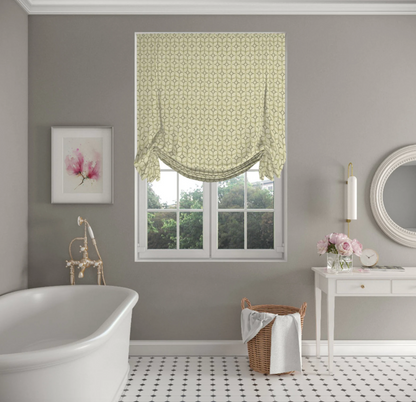 Gibbs Tulip Roman Shade — Custom Size