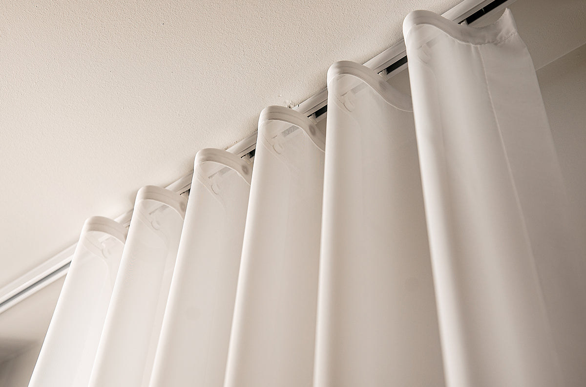 Hudson Sheer Ripple Fold Curtains — S-Fold Voile, Custom Size