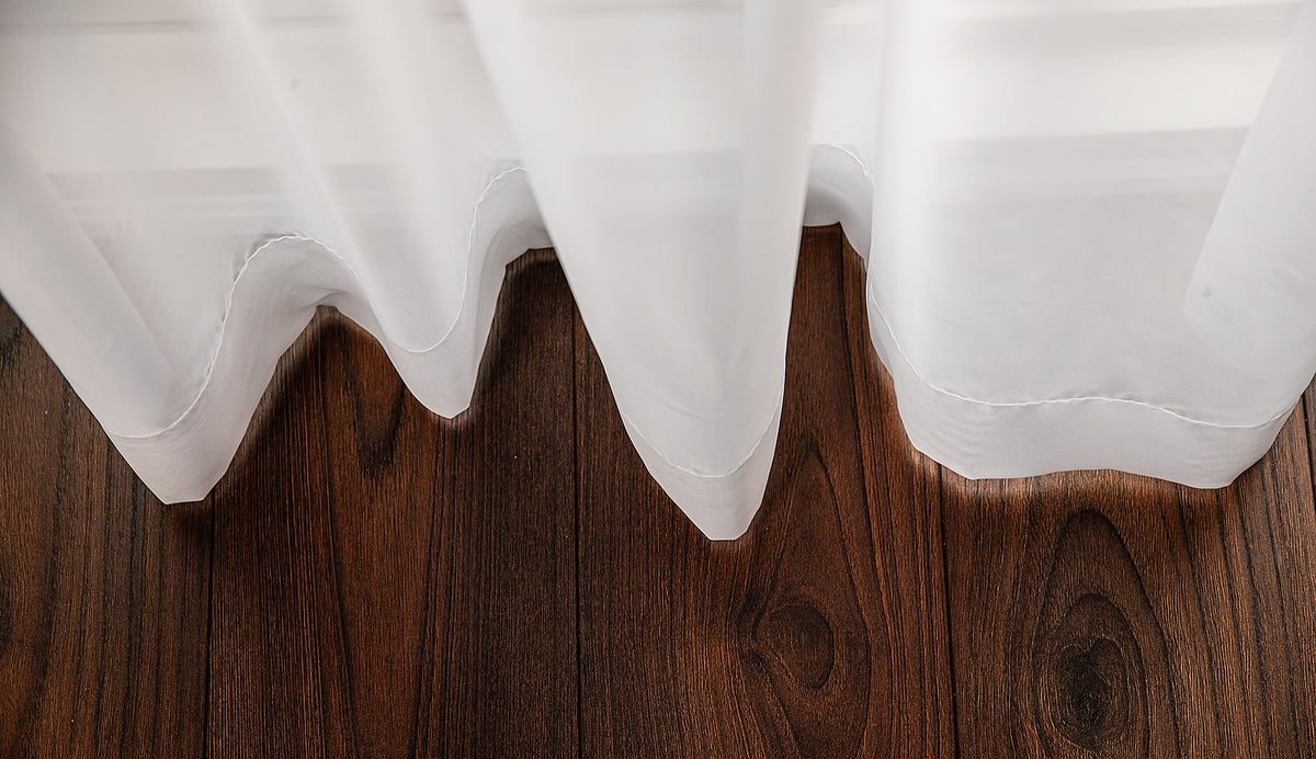 Hudson Sheer Ripple Fold Curtains — S-Fold Voile, Custom Size