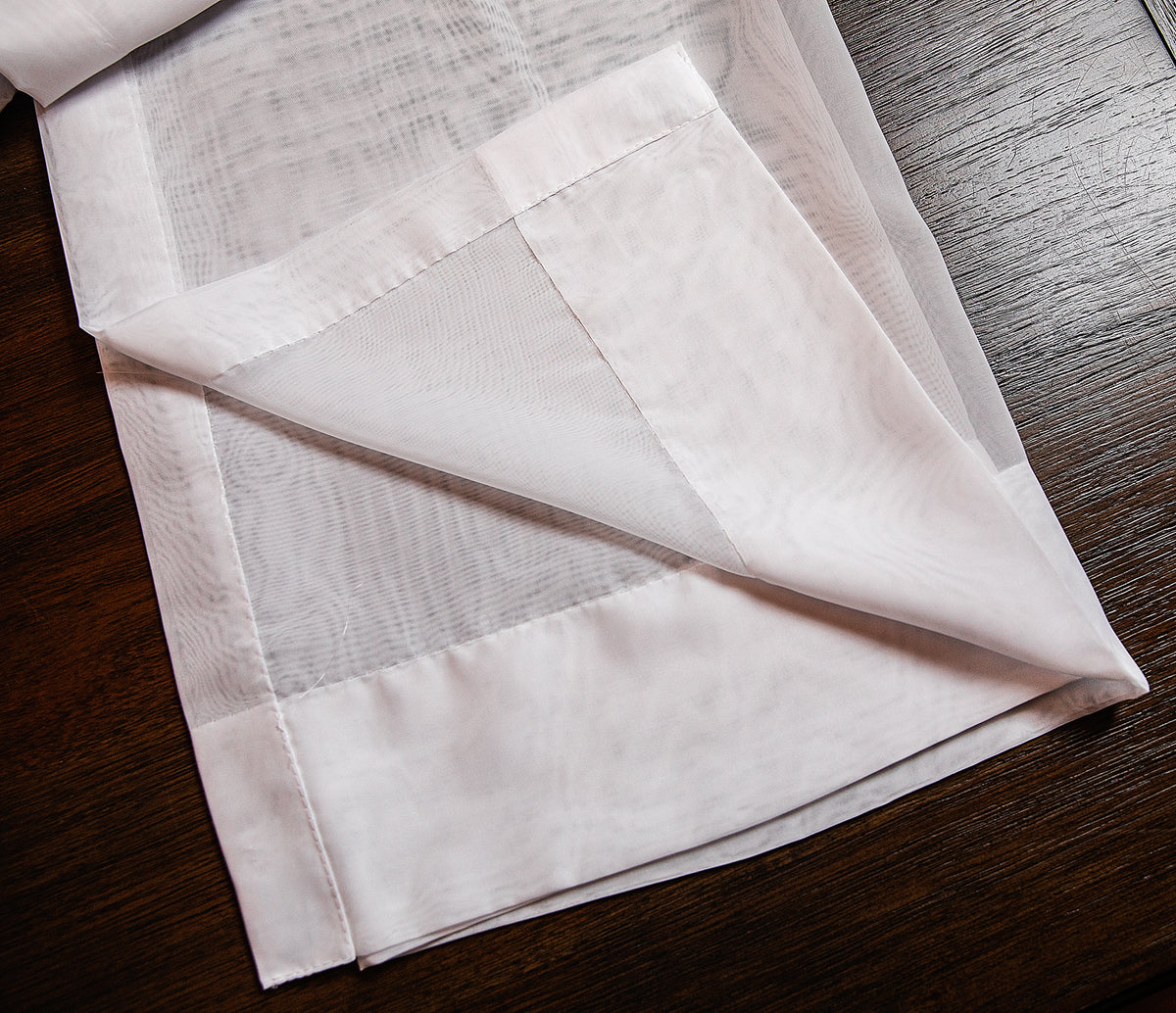 Hudson Sheer Ripple Fold Curtains — S-Fold Voile, Custom Size