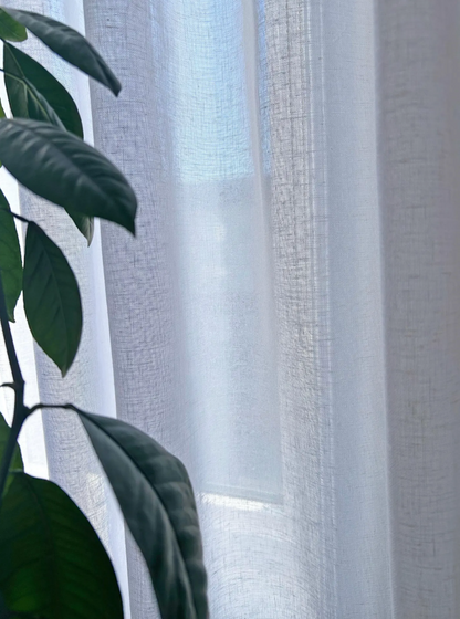 Shannon Ripple Fold Sheer Drapery — Custom Size