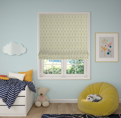 Gibbs Flat Roman Shade — Custom Size