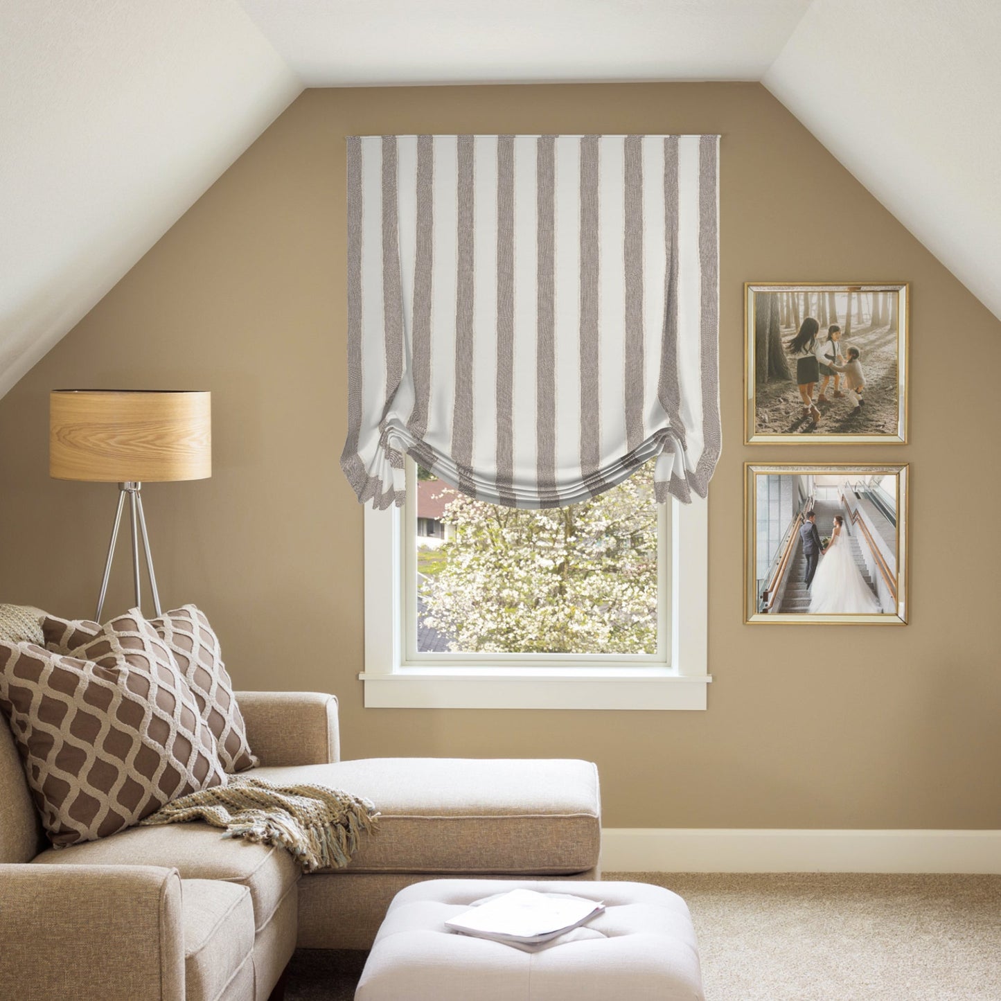 Chamberlain Tulip Roman Shade — Custom Size
