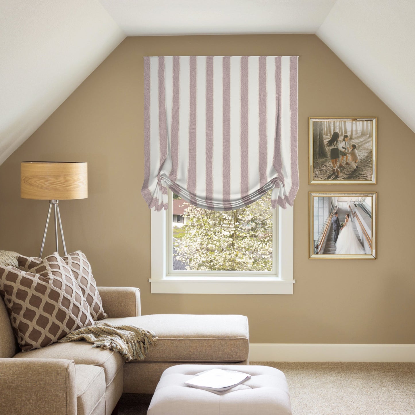 Chamberlain Tulip Roman Shade — Custom Size