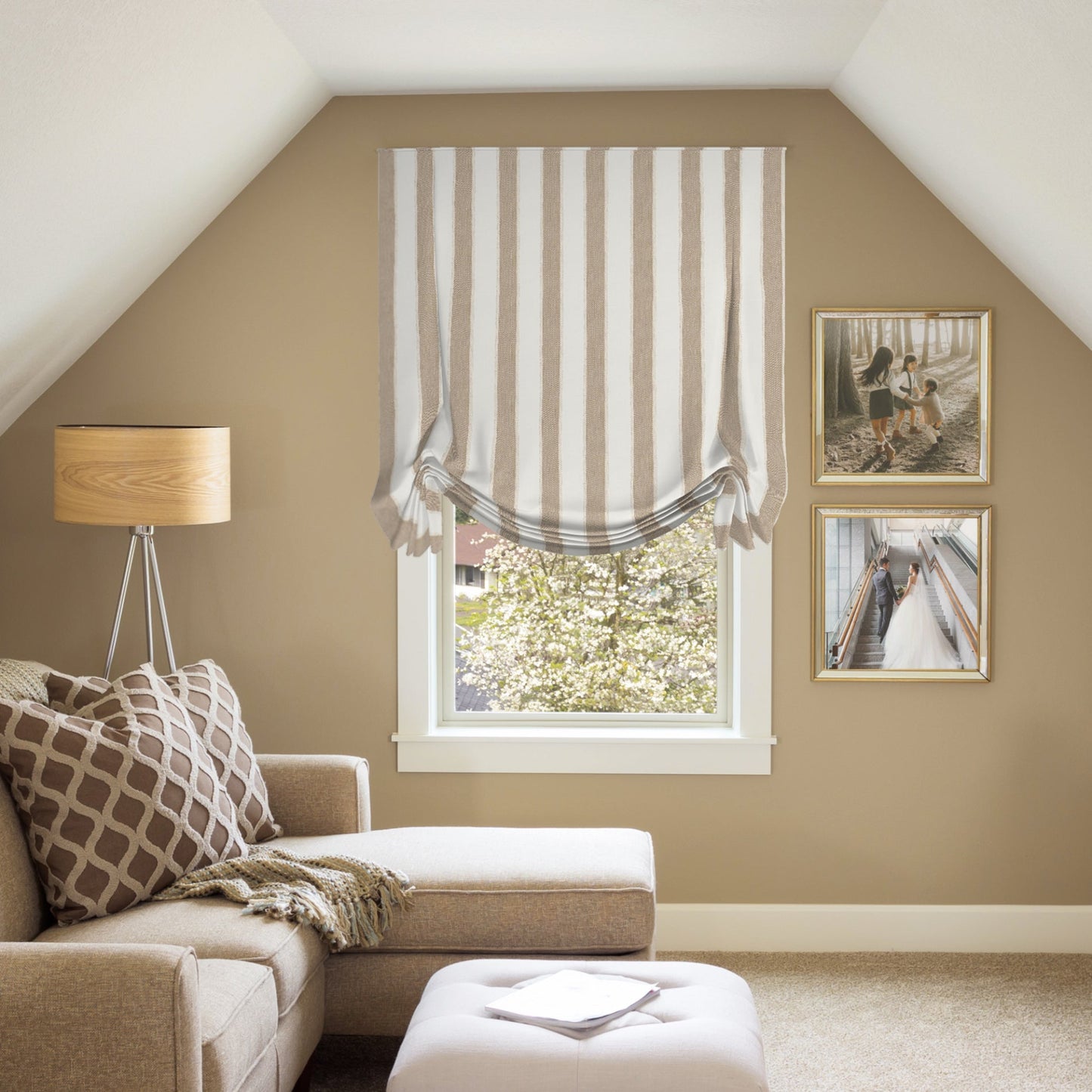 Chamberlain Tulip Roman Shade — Custom Size