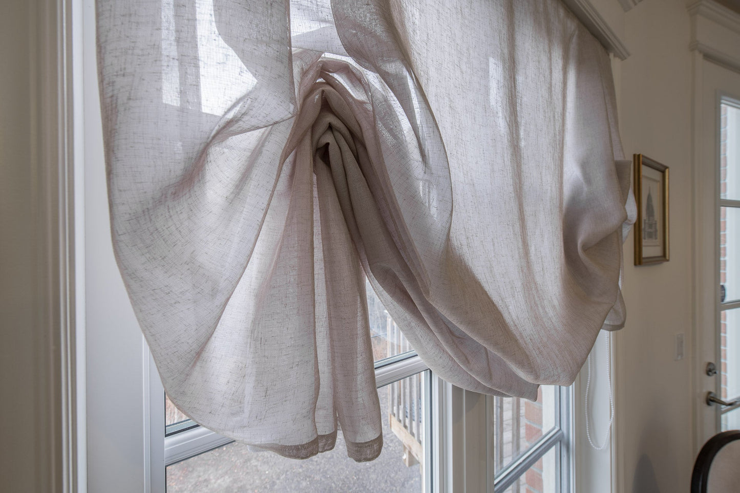 Lucky Earth London Sheer Roman Shade — Custom Size