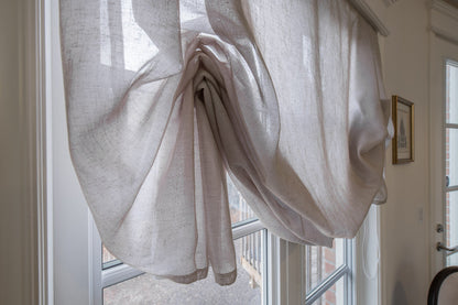 Lucky Earth London Sheer Roman Shade — Custom Size
