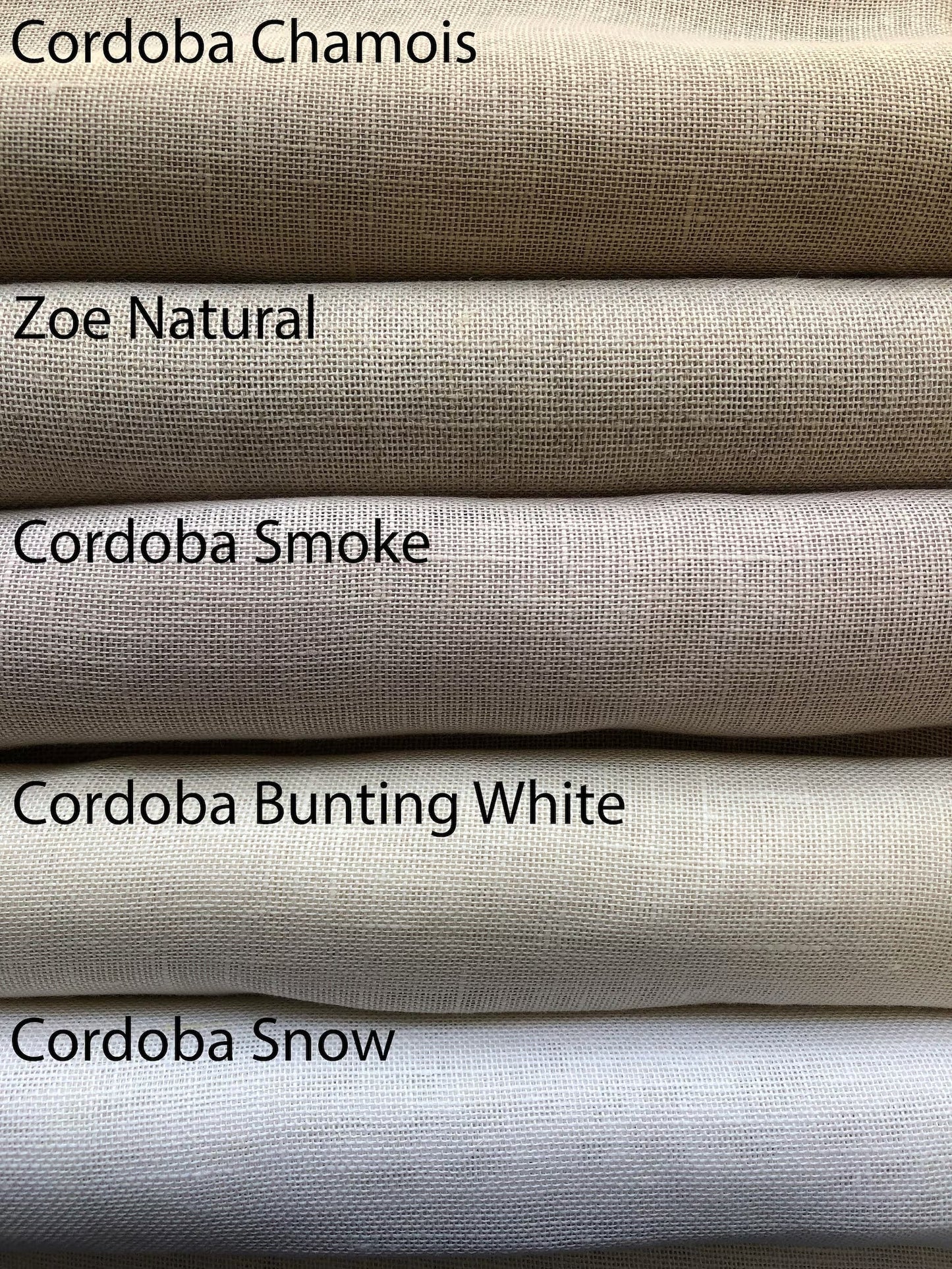 French pleat linen café curtain — product photo