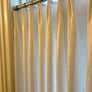 Handmade Linen Café Curtain | French Pleat Rod Pocket, Custom Drapery