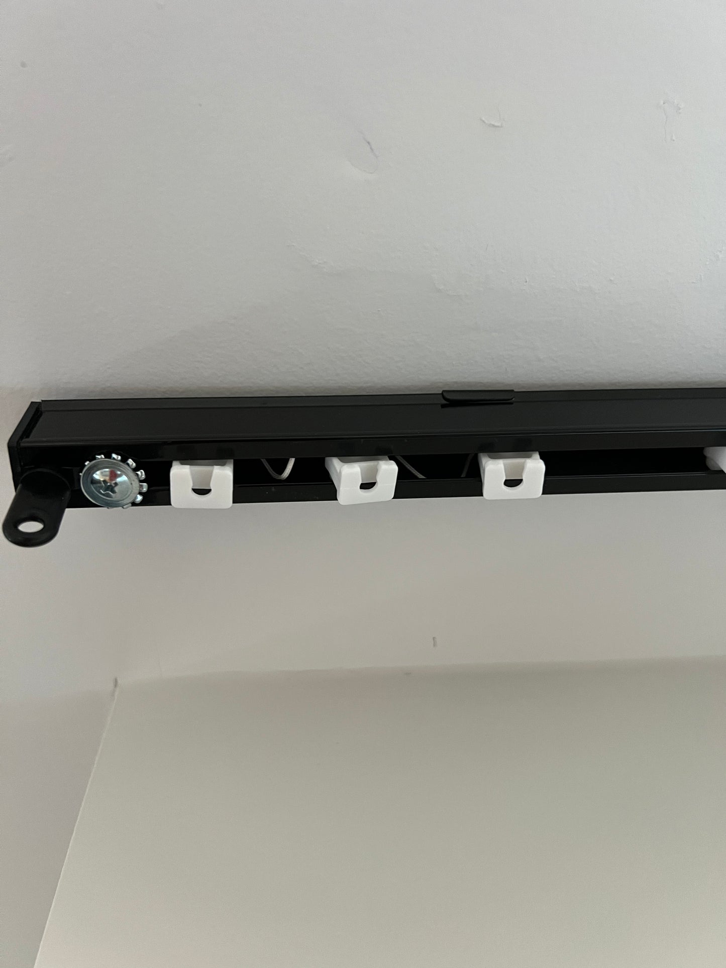 Aluminum Ripple Fold Drapery Track — Ripple Fold Carriers, Custom Size