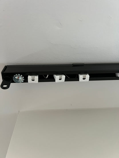 Aluminum Ripple Fold Drapery Track — Ripple Fold Carriers, Custom Size