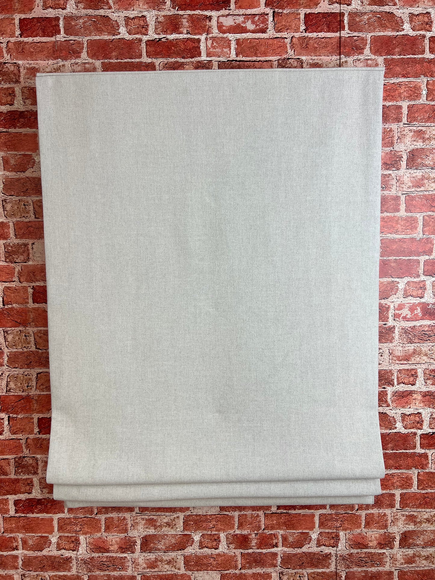 Far Flat Fold Roman Shade — Relaxed, Custom Size, 10 Colours