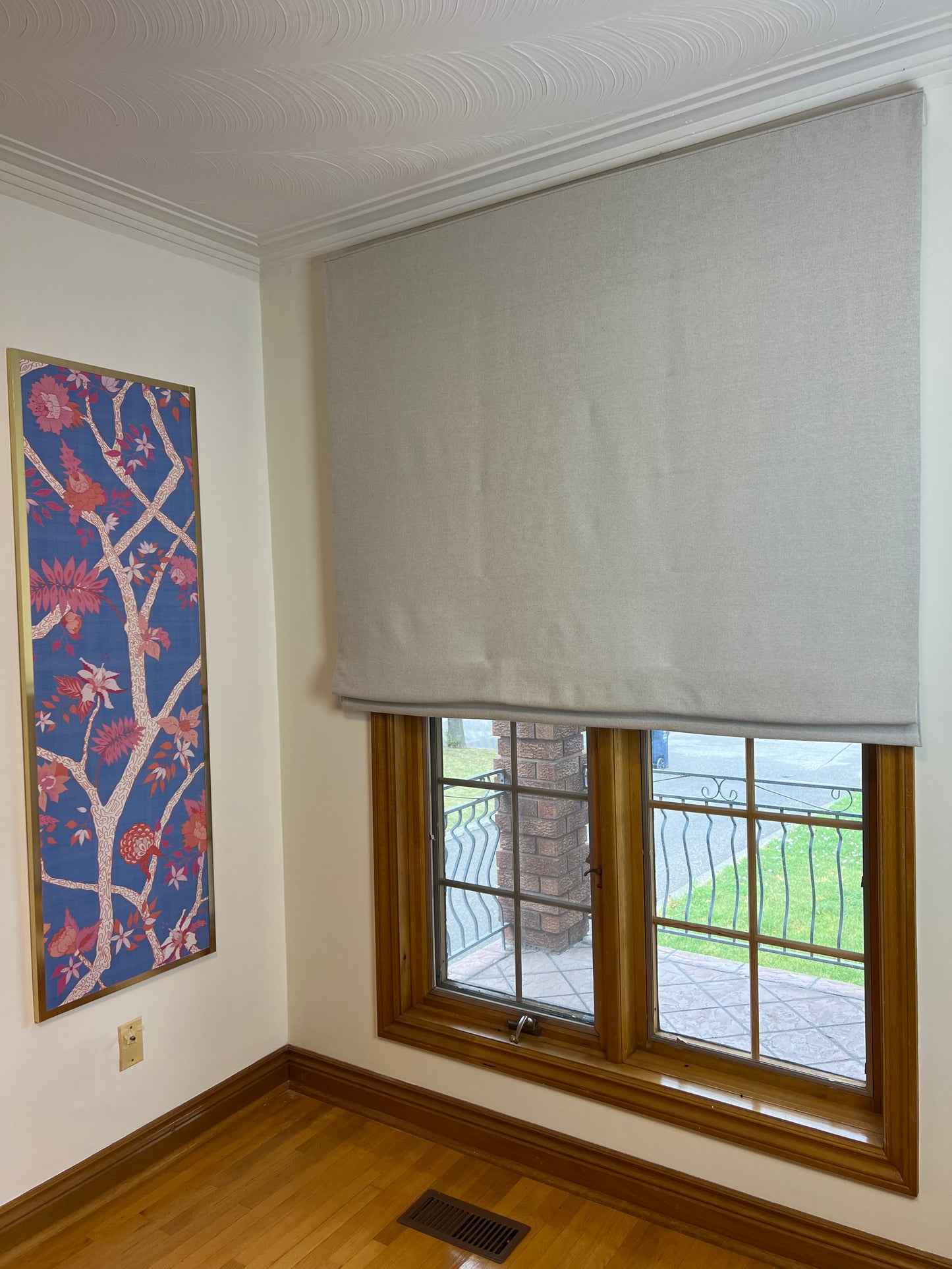 Far Flat Fold Roman Shade — Relaxed, Custom Size, 10 Colours