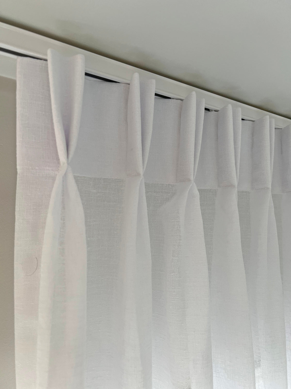 Berlin Pinch Pleat Sheer Drapery Panel — Custom Size