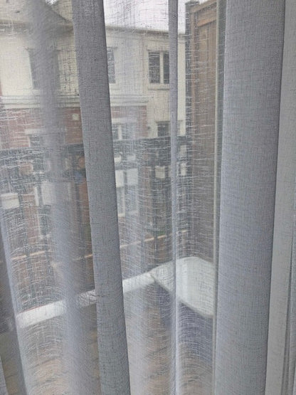 Lucky Pleat Sheer Drapery Panel — Custom Size