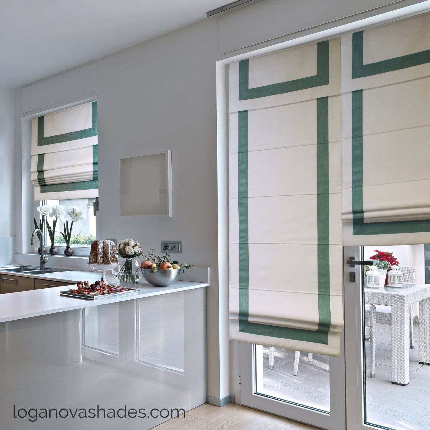 Seafoam colour of border