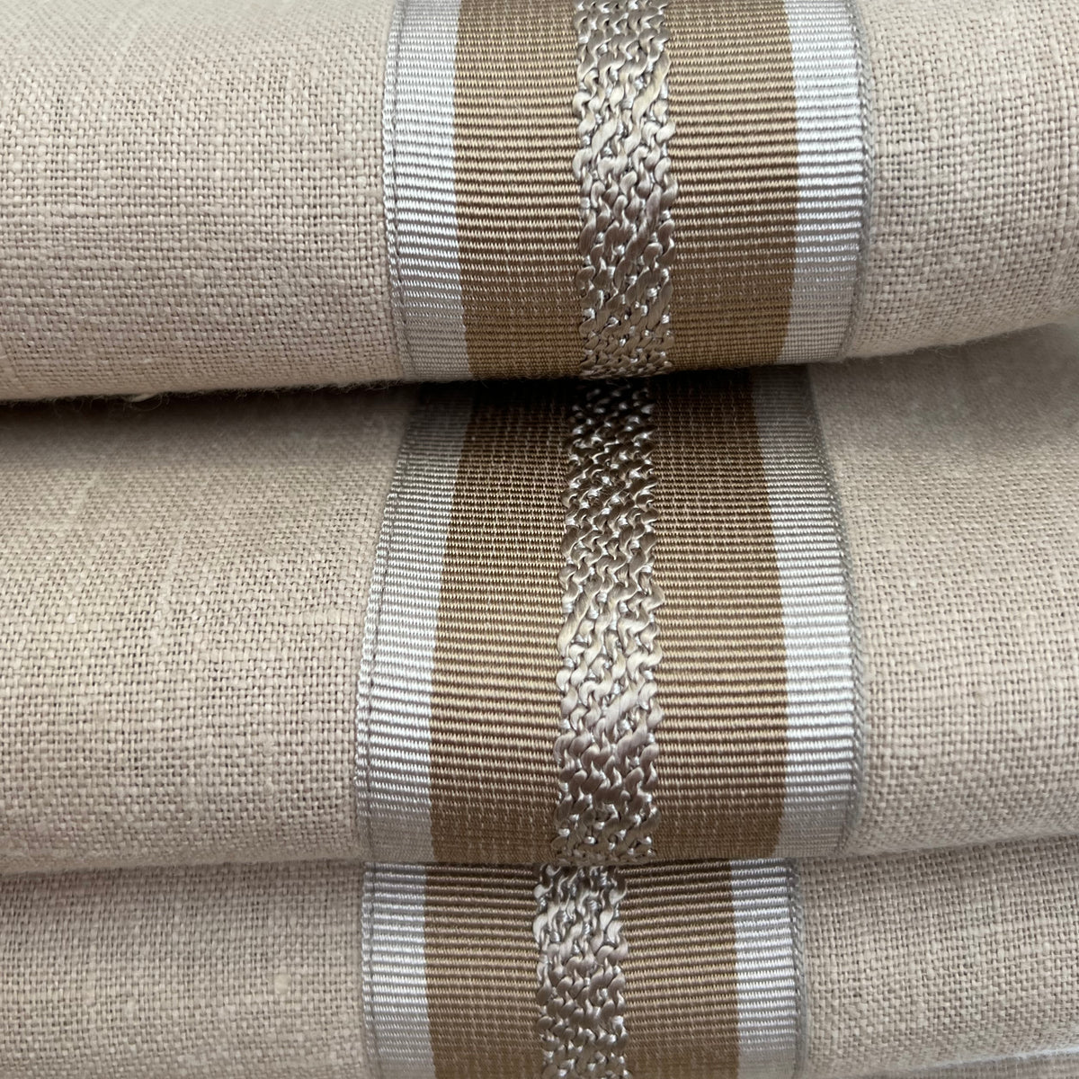 Striped Woven Tape Trim (Art. CE-58) — by the Yard
