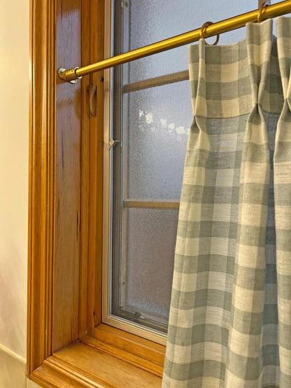 Café Curtains Rod 16mm — Decorative Hardware, Custom Size
