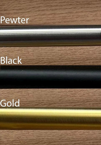 Café Curtains Rod 16mm — Decorative Hardware, Custom Size