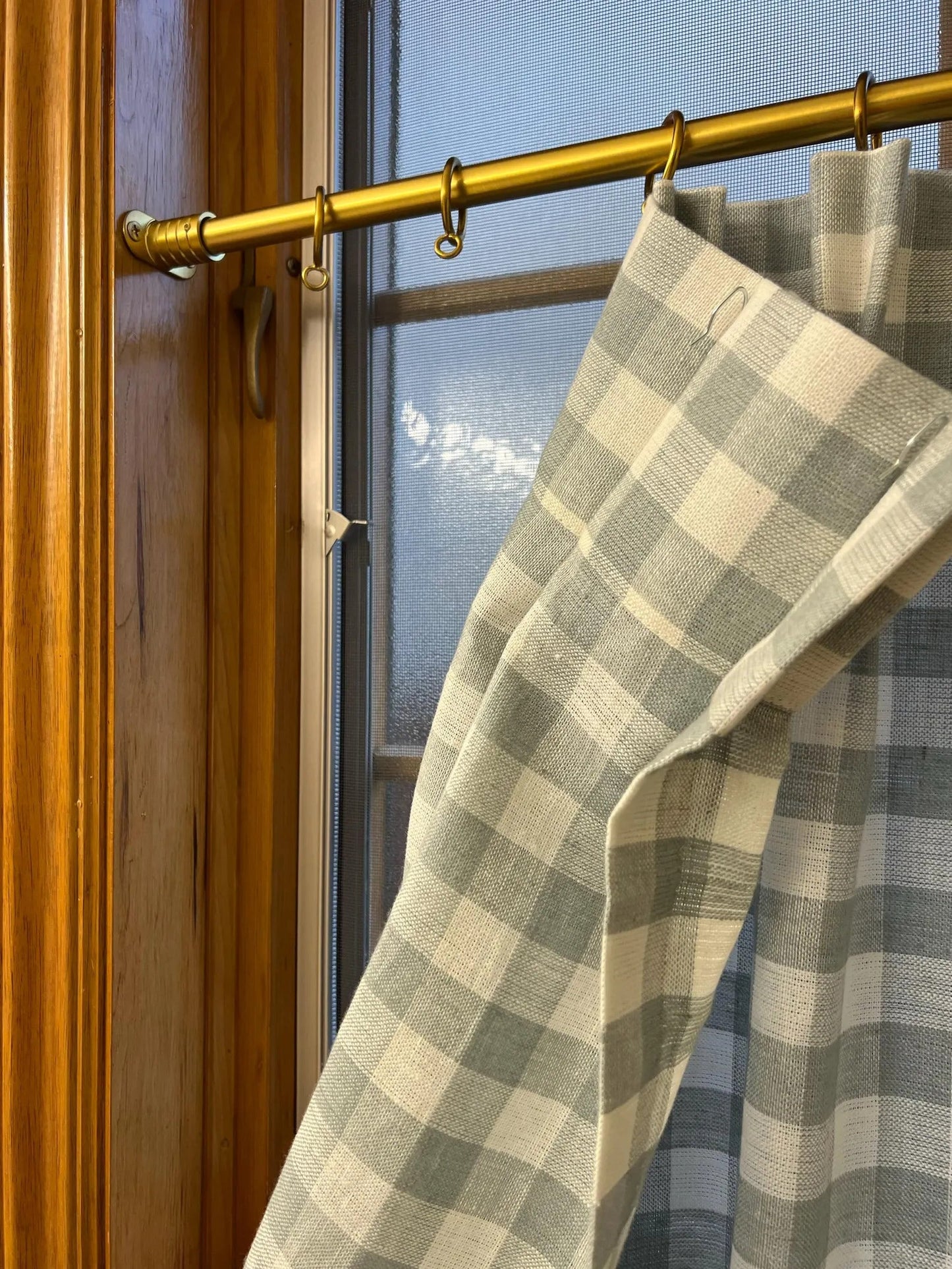 Café Curtains Rod 16mm — Decorative Hardware, Custom Size