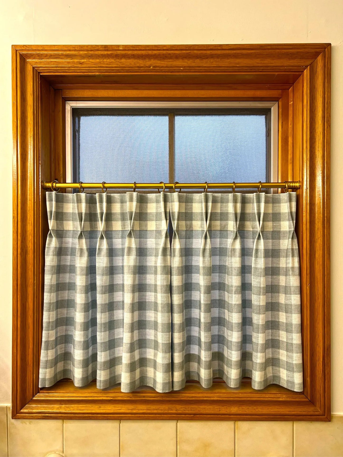 Café Curtains Rod 16mm — Decorative Hardware, Custom Size
