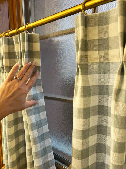 Café Curtains Rod 16mm — Decorative Hardware, Custom Size