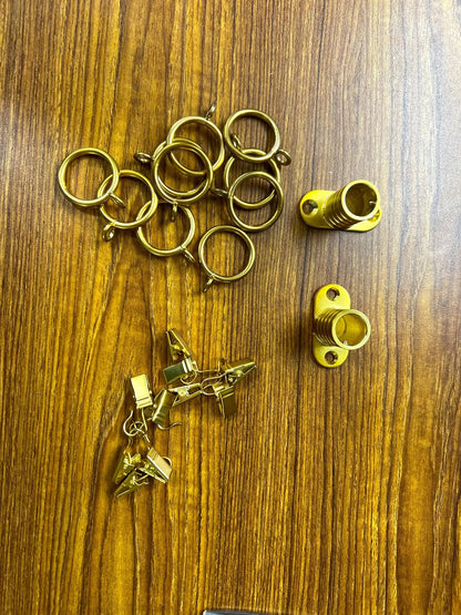 Café Curtains Rod 16mm — Decorative Hardware, Custom Size