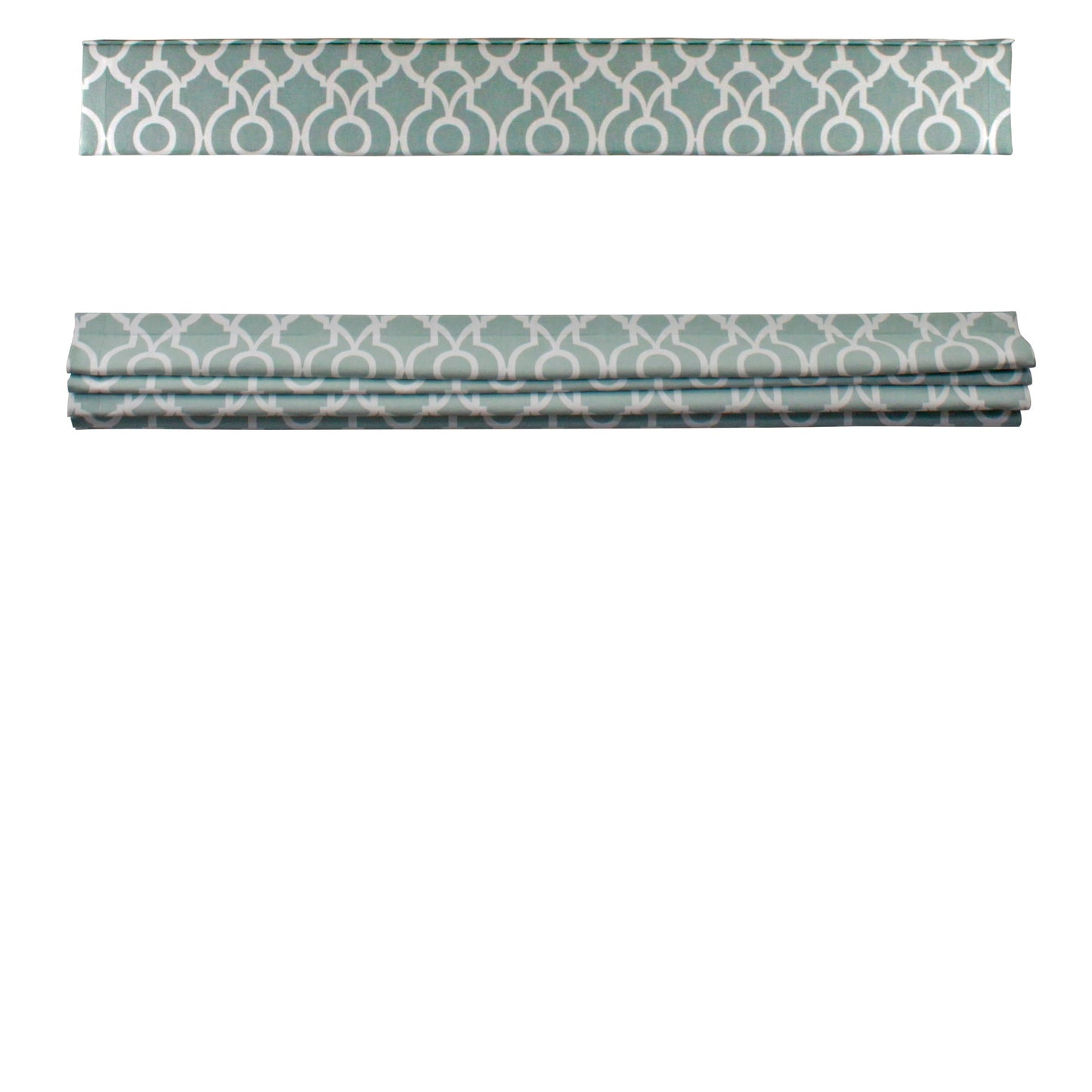 Geometric Top Down Bottom Up Roman Shade — Custom Size