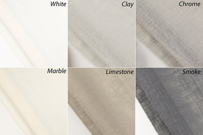 Berlin Pinch Pleat Sheer Drapery Panel — Custom Size