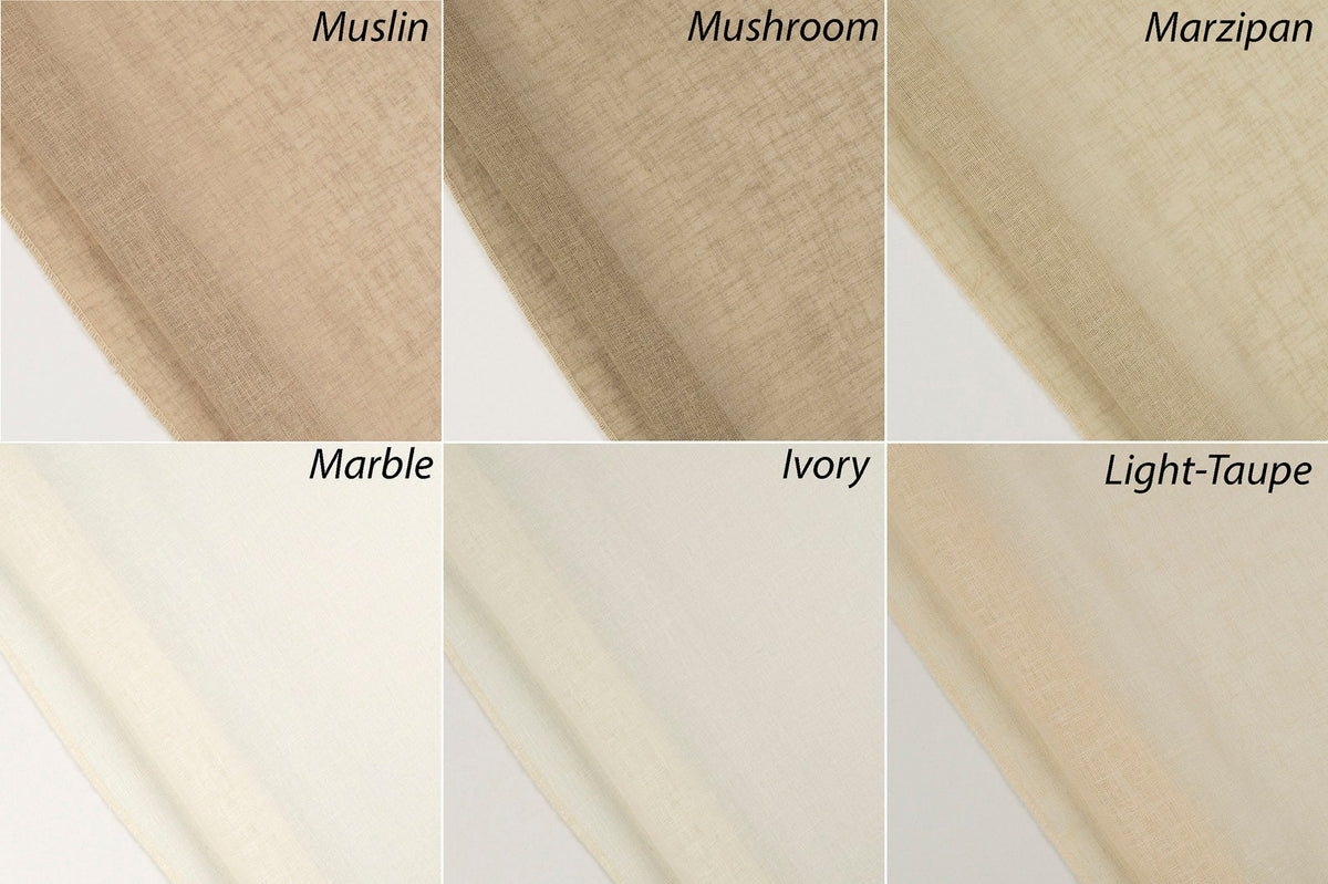 Berlin Pinch Pleat Sheer Drapery Panel — Custom Size