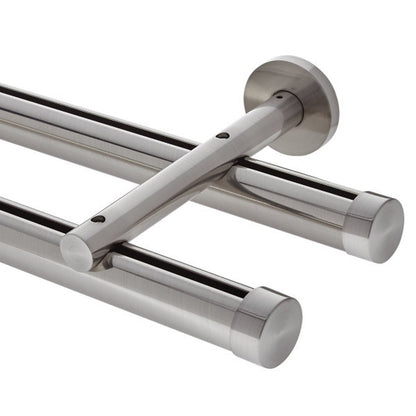 Wall Mount Bracket for Vanessa Channel Rod — 28mm, Single or Double