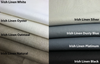 European Relaxed Irish Linen - 100% linen shades, heavy weight textured linen fabric, opaque