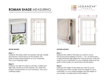 Chesapeake European Relaxed Roman Shade — Custom Size