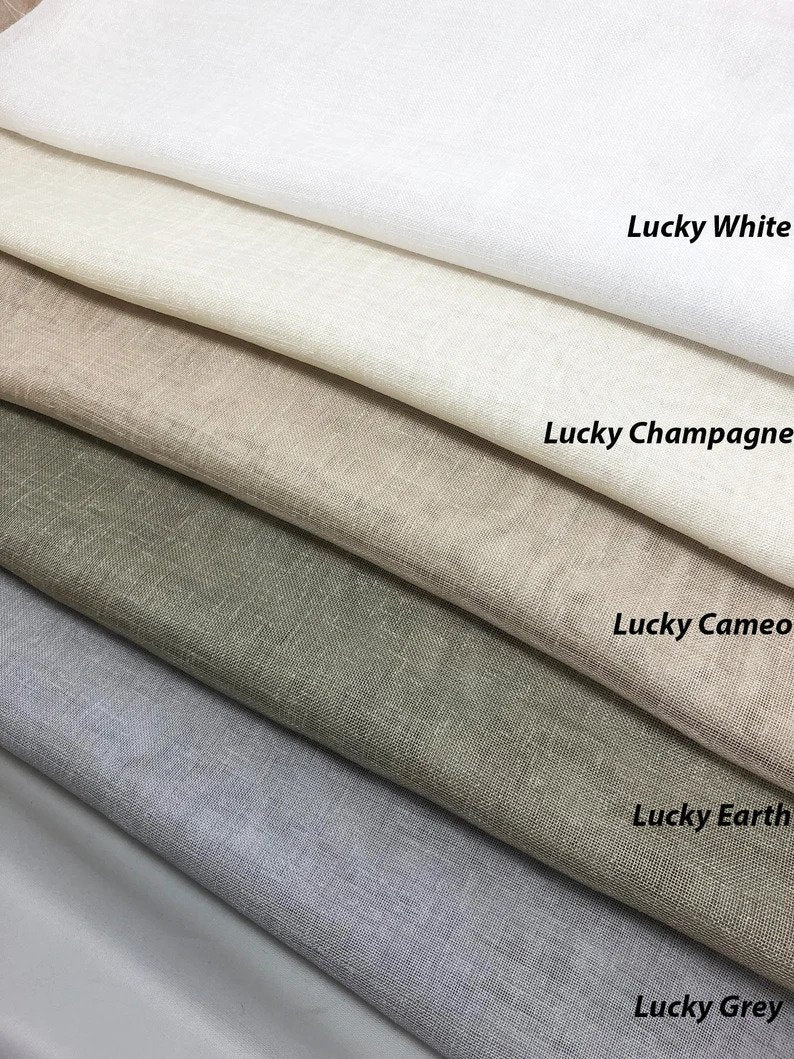 Sheer Roman Shade "White sheer linen" with chain mechanism, Faux sheer Linen Roman Shades, custom made roman shades for French doors