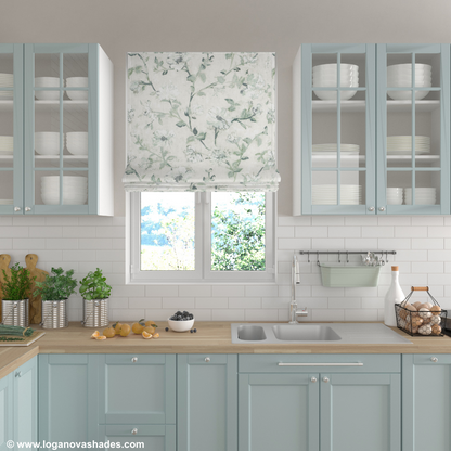 Montrose Flat Roman Shade — Custom Size