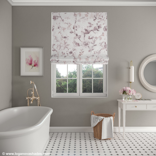 Montrose Flat Roman Shade — Custom Size