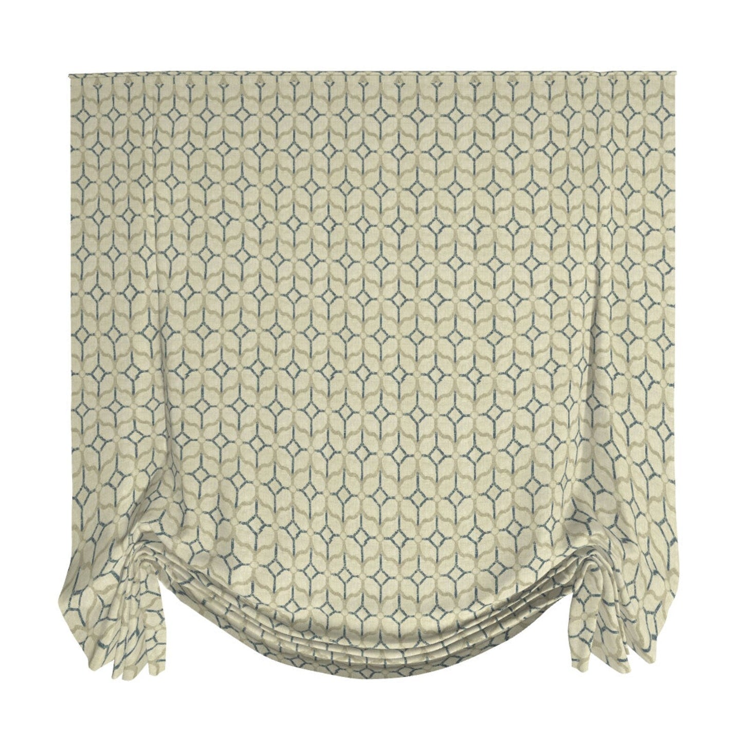 Gibbs Tulip Roman Shade — Custom Size