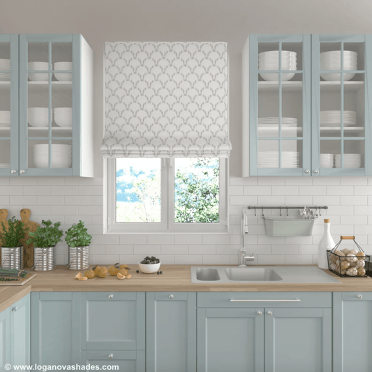 Hanover Relaxed Roman Shade — Custom Size