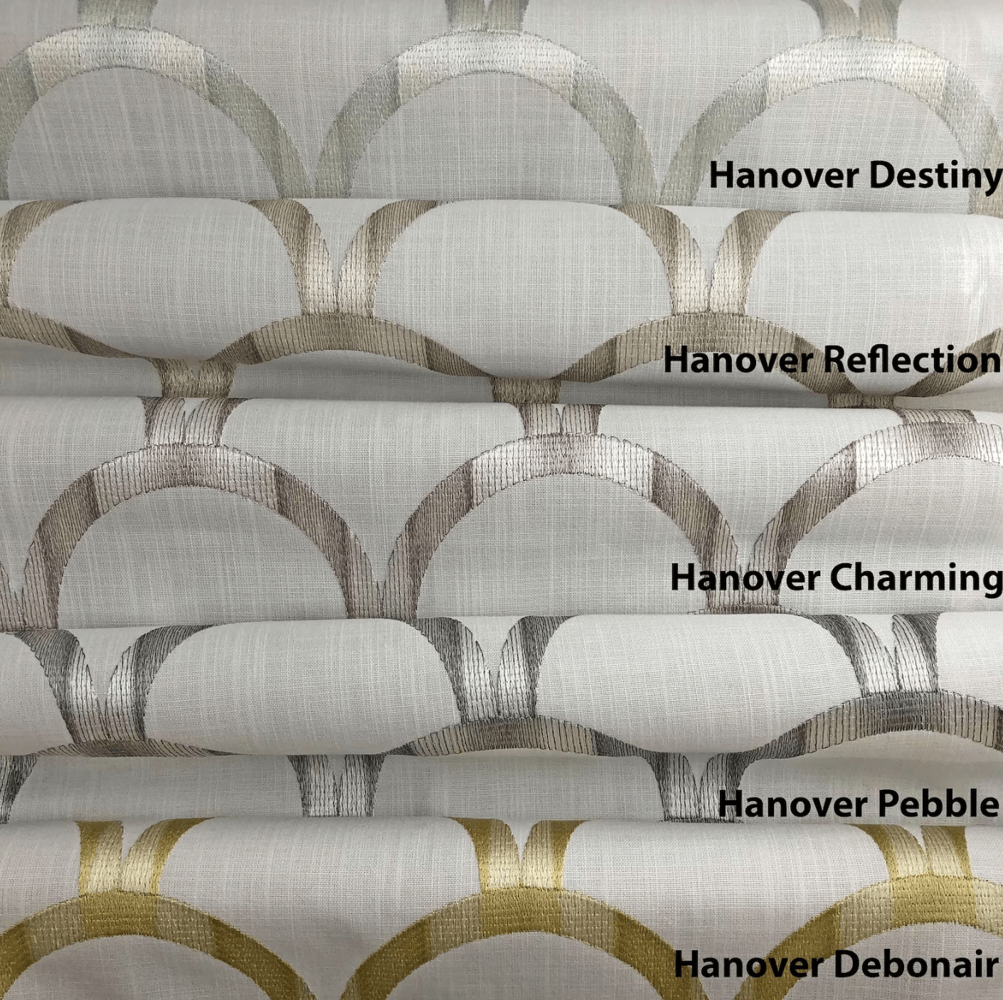 Hanover Relaxed Roman Shade — Custom Size