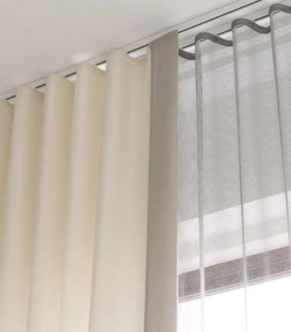 Heavy-Duty Traverse Rod Set — Center Open, Cord Draw