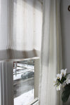 Linen Roman Shades, "Taverna-Lino" with chain mechanism, Roman shades for windows, custom roman shades, window treatments