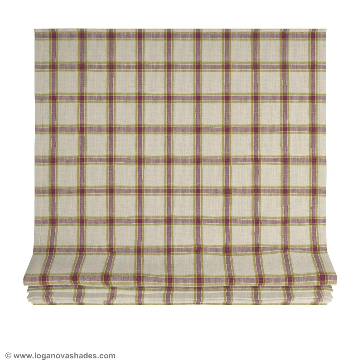 Chesapeake Relaxed Roman Shade — Custom Size