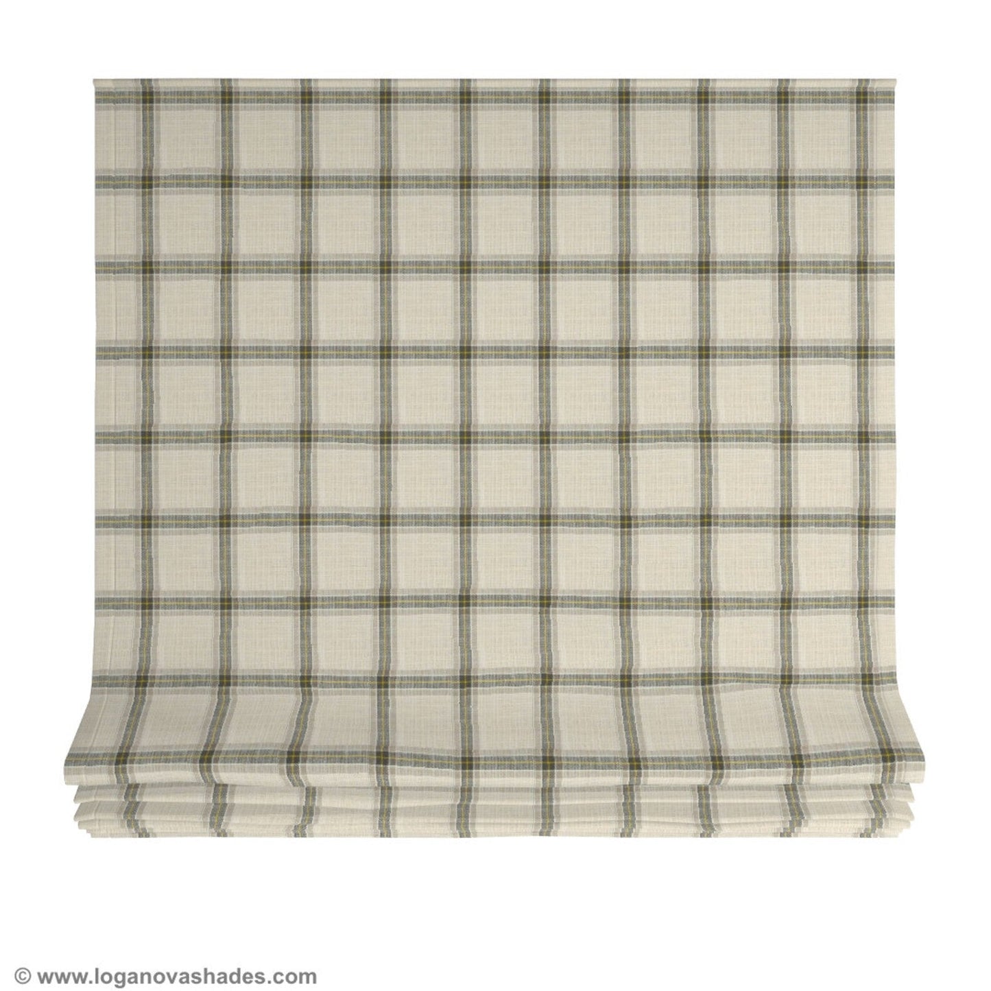 Chesapeake Relaxed Roman Shade — Custom Size