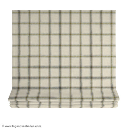 Chesapeake Relaxed Roman Shade — Custom Size