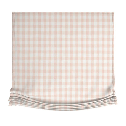 Swedish Linen Check, Scalamandré fabric, Roman Shades for Windows, Luxury European Relaxed Shades, 100% linen roman shades, chain mechanism