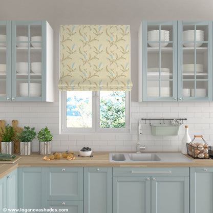 Bloomfield Relaxed Roman Shade — Custom Size