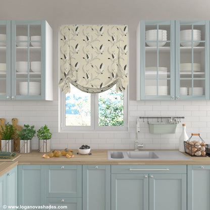 Bloomfield Tulip Roman Shade — Custom Size
